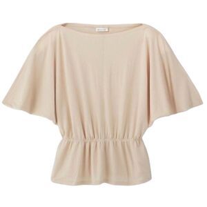 2/$30 Prologue Dolman SS Blouse yellow cream